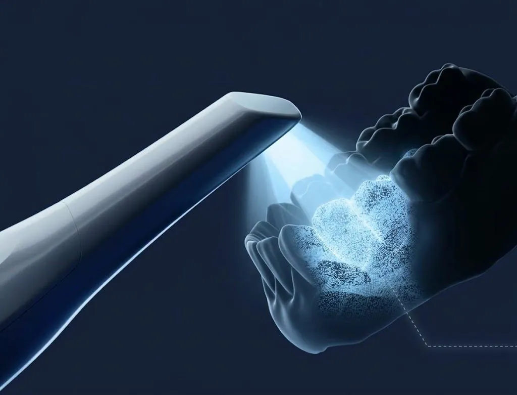 Scanner intraorale per le impronte digitali dei denti